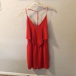 Coral Rory Beca dress-100% Silk